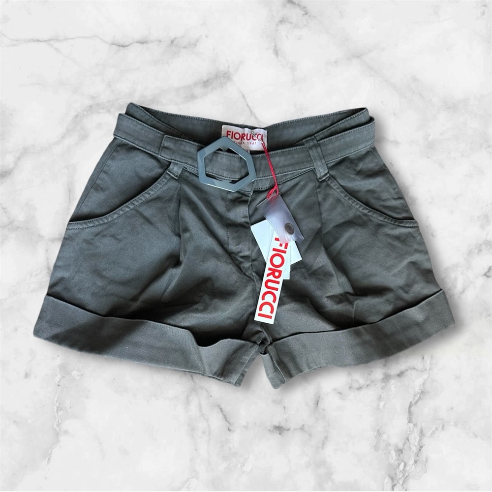 Fiorucci Brown Shorts With Belt
